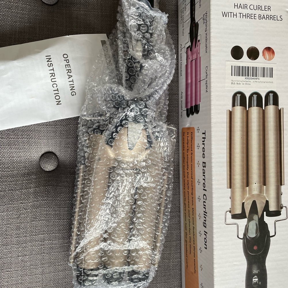 3 Barrel Curling Iron